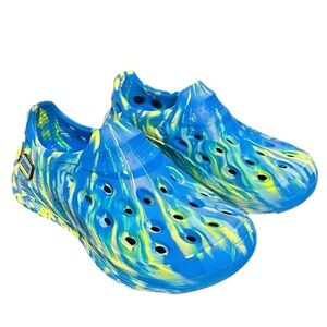 Skechers Foamies Arch Fit Go Foam Whirlwind Loafers Blue Yellow Unisex M10 W12